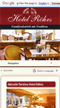 Mobile Screenshot of hotel-roehrs.de